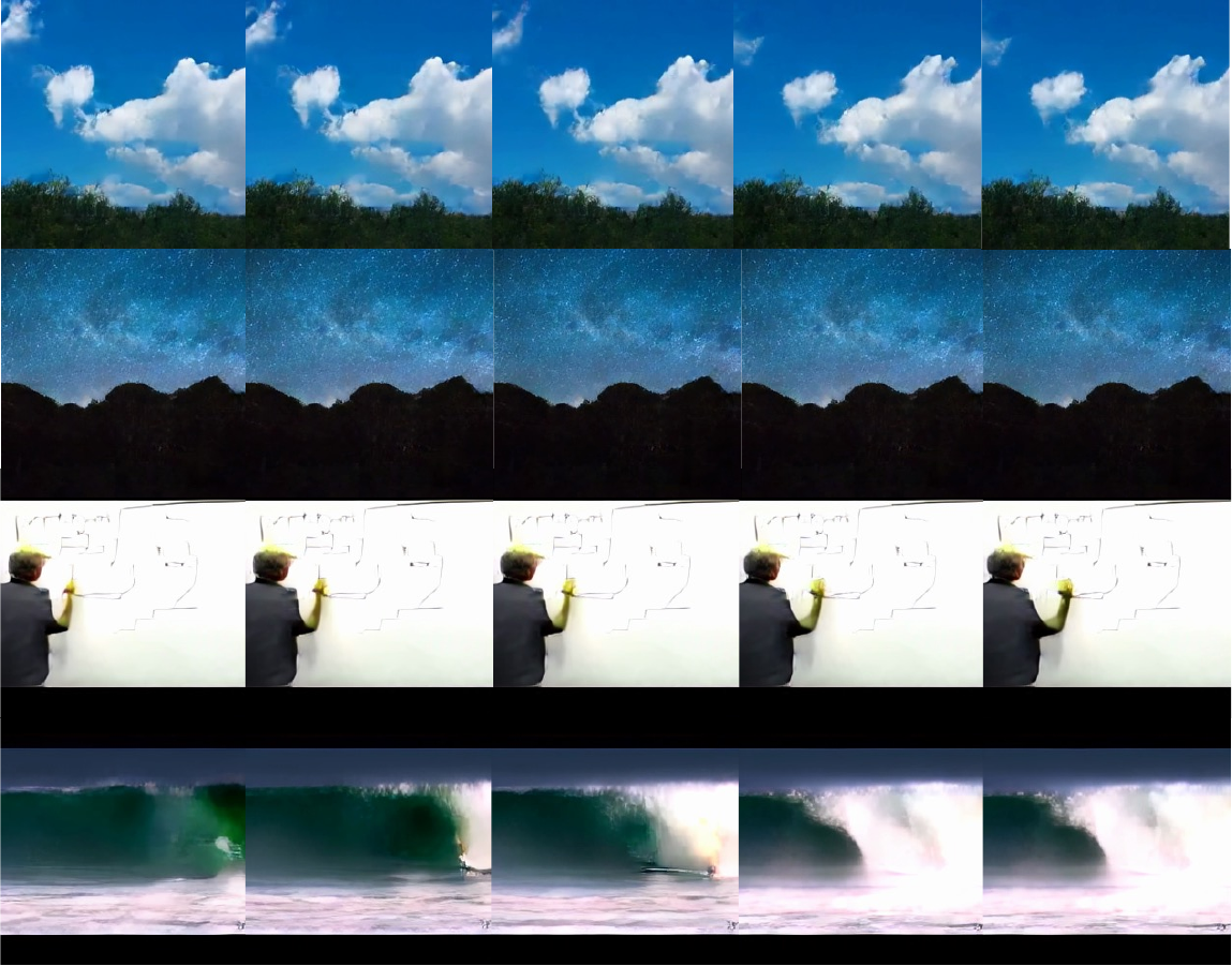 Generated videos using LC-VAE with Latte